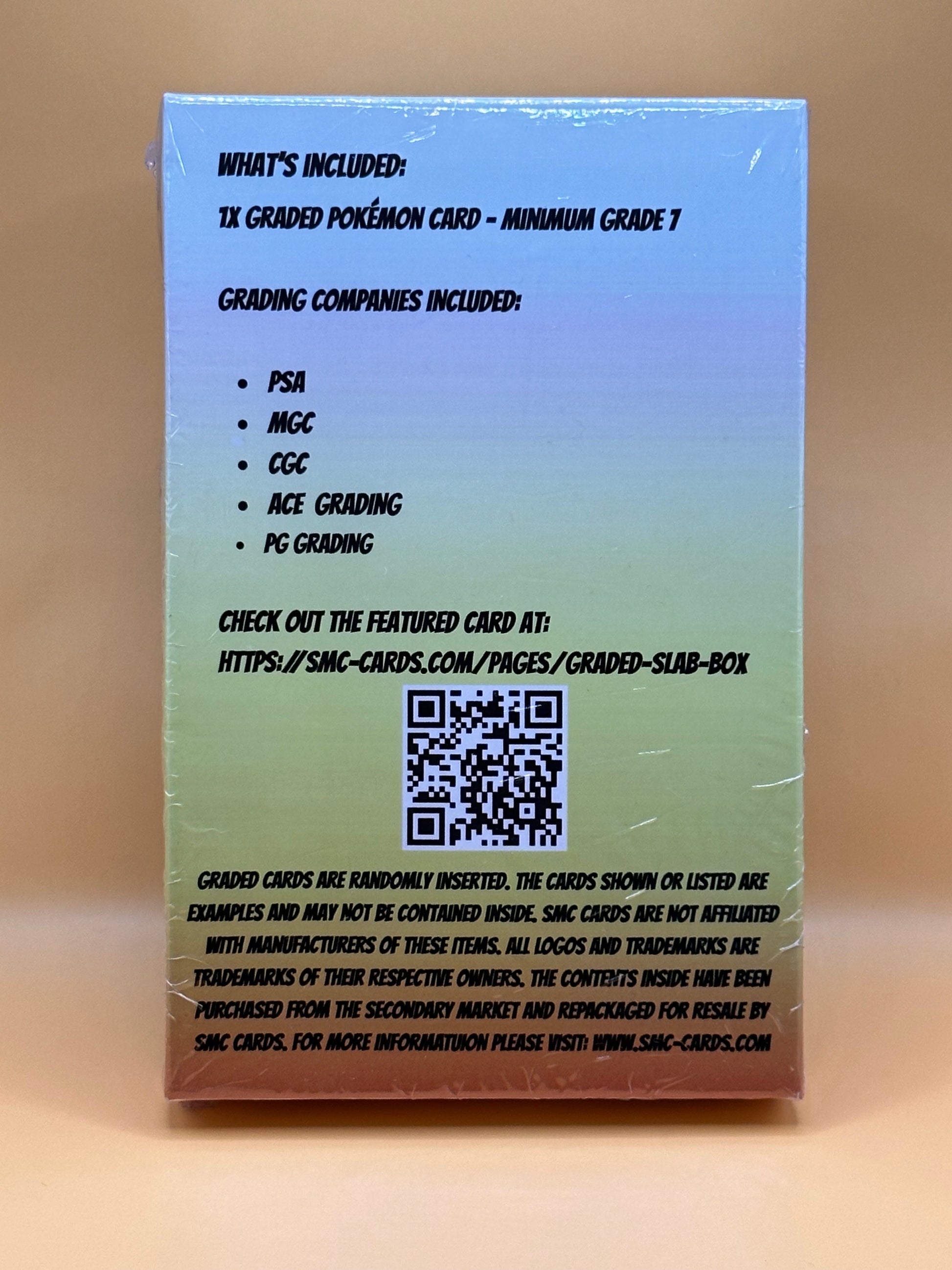 Graded Slab Box SMC Cards Graded Slab Box SMC Cards